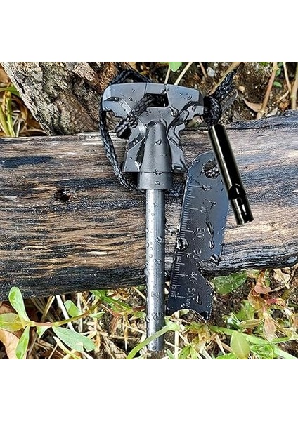 Home Acil Durum Magnezyum Çubuk Çakmaktaşı Hayatta Kalma Ateş Başlatıcı Çakmak Kiti Düdük Hediyeli,kamp,karavan Için Ateş Yakmak Için Çakmak indirimleri