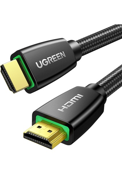 Ugreen 4K HDMI Kablosu Arc 3D Ethernet Için Ps5 Xbox Series S DVD Monitör (3m)