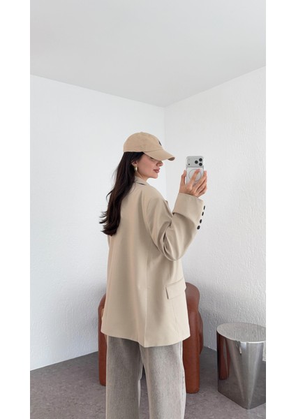 Oversize Krem Blazer fiyatları