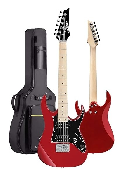 DE-150RD-35AMP Maple Klavye Hh Yüksek Kaliteli 35W Amfili Elektro Gitar Seti modelleri