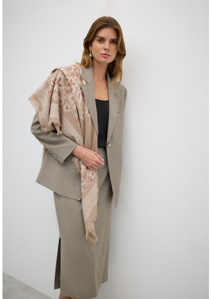 Desenli Şal Standart Renk K2684109_089 modelleri