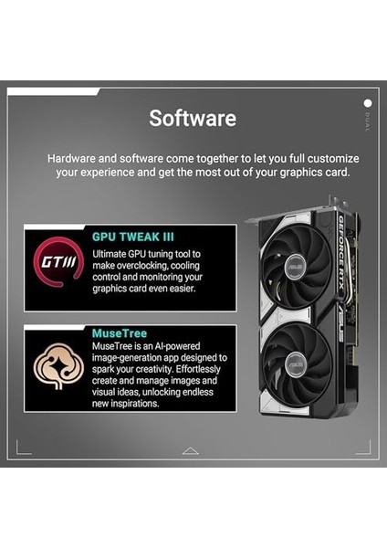 Dual RTX5060 O8G Nvıdıa Geforce Rtx 5060 8gb Gddr7 128BIT Oc HDMI 3xdp Dlss3 Ekran Kartı fiyatları