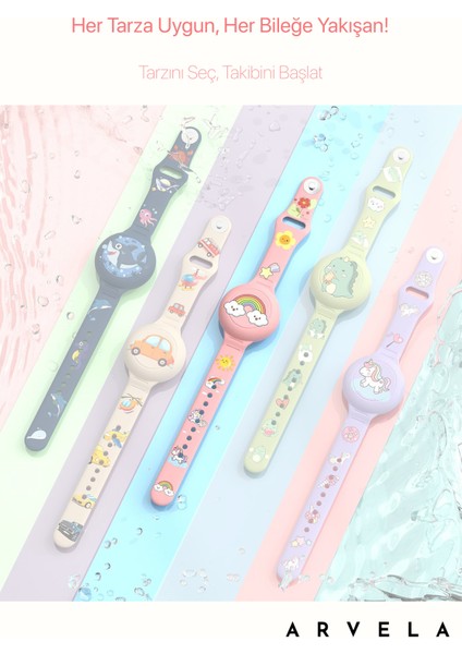 Airtag Yuvalı Bileklik Çocuklar Için - Su Geçirmez Tasarım, Ayarlanabilir fiyatları