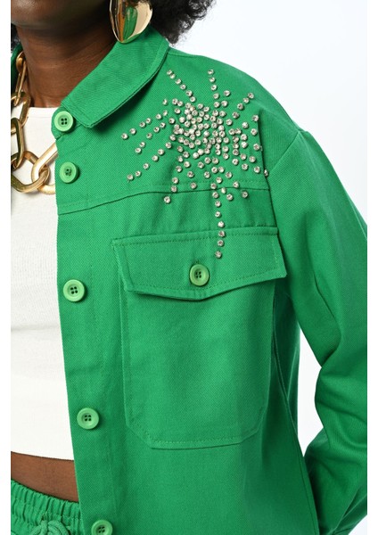 Robası Taş Işlemeli Ceket modelleri