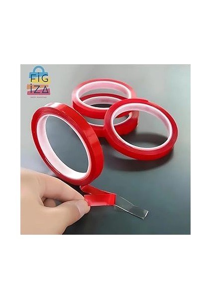 Şeffaf Silikonlu Çift Taraflı Montaj Bandı – 10MM x 5 Metre | Süper Güçlü, Su Geçirmez, Akrilik Yapışkan Bant – Iz Bırakmaz, Yeniden Kullanılabilir fiyatları