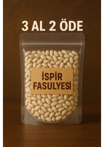 Yeni Sezon Ispir Şeker Kuru Fasülyesi 500 gr
