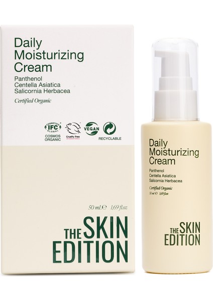 Organik Su Bazlı Nemlendirici Onarıcı, Yatıştırıcı Yüz Bakım Kremi 50 ml fiyatları