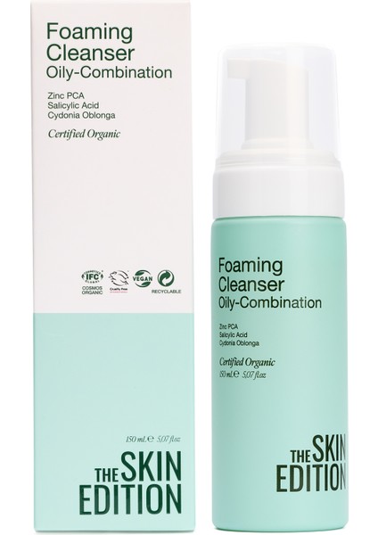 Organik Yüz Temizleme Köpüğü - Karma, Yağlı, Akne Eğilimli Cilt 150 ml fiyatları