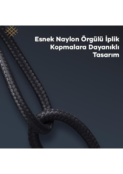 Örgü Kablo 1mt Type-C Uzatma Kablosu 10GBPS Veri ve Görüntü Aktarım 5A Pd Hızlı Şarj Kablo modelleri
