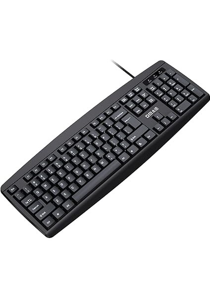 K10 Siyah Kablolu Ingilizce Q Klavye fırsatları