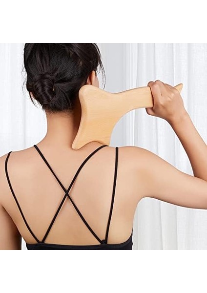 Selülit Giderici, Akapunktur, Lenf Drenaj Masajı,% 100 Doğal El Yapımı, Ahşap Masaj Aleti