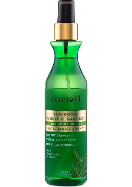 Dermokil 250 ml Biberiye Nane Saç Güçlendirici Tonik