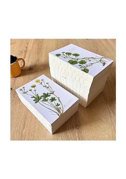 Tanıtım Özel Tasarım Baskılıkapaklı A5 Kareli Not Defteri - 180 Derece Açılabilir, Sırtı DIKIŞLI,%100 El Işçiliği, Ofis Için Ideal, Planlayıcı (Ranunculus Lenormand Kapak Tasarımı) indirimleri