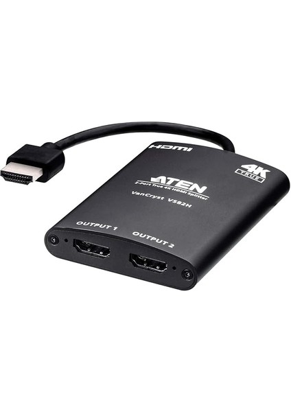 VS82H 2 Port True 4K HDMI Splitter