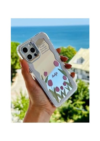 Go Aksesuar 12-12 Pro ile Uyumlu Aynalı Darbe Önleyici Kamera Korumalı Silikon Kılıf fiyatları