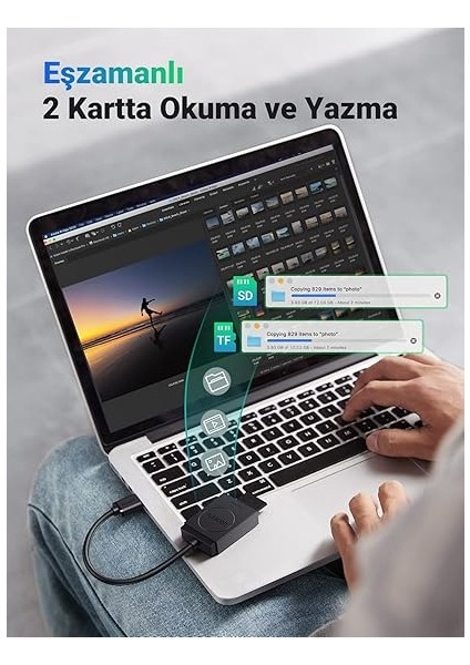 USB 3.0 Sd/tf Kart Okuyucu Sd/micro Sd Kart Okuyucu. fırsatları