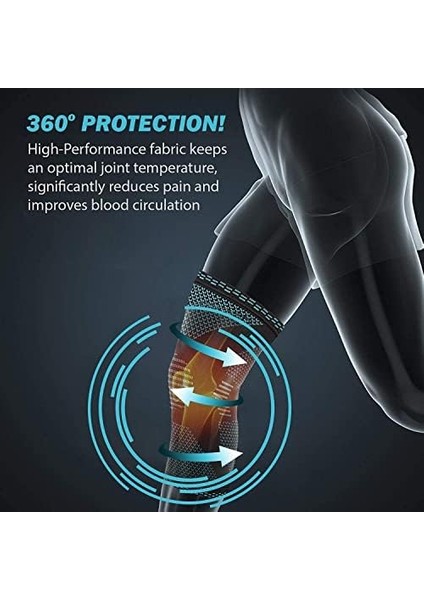Aputue Diz Sıkıştırma Kılıfı - Diz Ağrısı Rahatlatma Için Diz Desteği, Koşu, Basketbol, Voleybol, Halter, Spor Salonu, Egzersiz, Sporlar Için Diz Koruma (Xl Beden) fiyatları