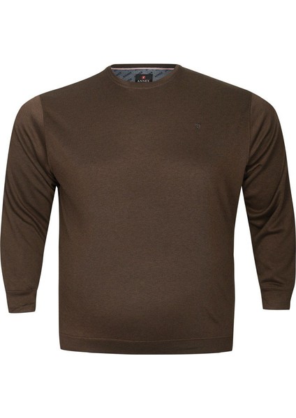 Büyük Beden Erkek Pamuklu Triko Sweat