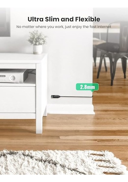 CAT6A Slim 10 Gbps Ethernet Kablosu 3 Metre fiyatları