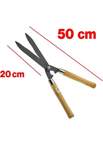 Çim Budama Makası Çalı Çimen Biçme Kesme Makas 50 cm Keskin Metal Bıçkı 1 Adet fiyatları