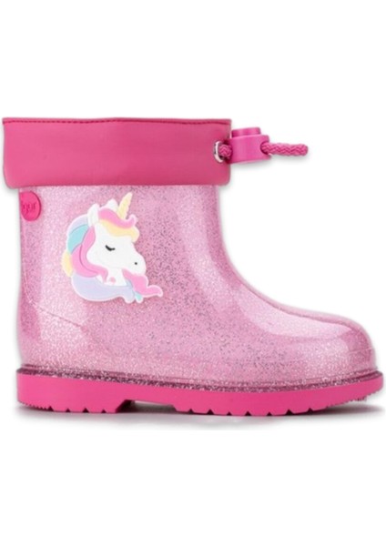 W10339 Bimbi Unicornio Glitter Fuşya Kız Çocuk Çizme