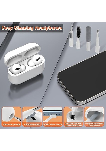 Gotye 21'i 1 Arada Klavye Temizleme Seti, Dizüstü Bilgisayar, Ipad, Iphone, Kamera, Kulaklık Temizliği, Çok Fonksiyonlu Bilgisayar Ekranı Temizleme Fırçası Araçları Için Mini Elektrikli Süpürge fırsatları