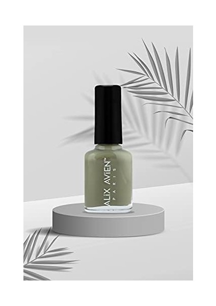 Haki Yeşil 44 - Yüksek Pigmentli Uzun Süreli Kalıcılık Hızlı Kuruma - Nail Lacquer 44