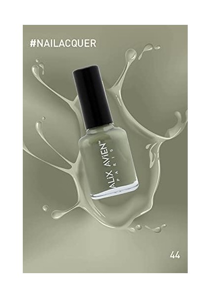 Haki Yeşil 44 - Yüksek Pigmentli Uzun Süreli Kalıcılık Hızlı Kuruma - Nail Lacquer 44 modelleri