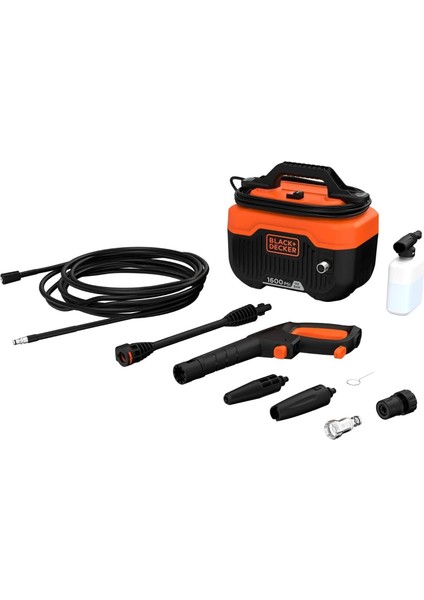 + 1300 Watt, 110 Bar Yatay Basınçlı Yıkama Makinesi, BEPW1300H-QS