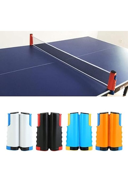 Masa Tenisi Ağı Uzatılabilir Masa Tenisi Ağı Ağ Pingpong Mobil Ağ Masa Tenisi Ağı Yay Klipsli Her Masa Için - Gri modelleri