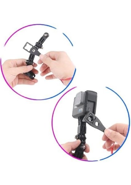 Osmo Action Motorsiklet Kask Çene Ön Sabitleme Montaj Seti indirimleri