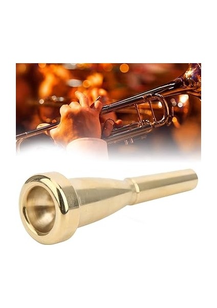 Altın Elektroliz Pirinç Trompet Ağızlık 7c Boyutu Yeni Başlayanlar Için Profesyoneller Küçük Öğrenciler Rahat Kullanım Güzel Şık fiyatları