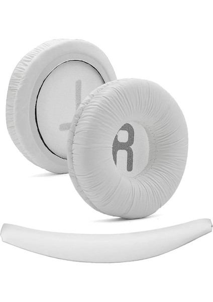 Jbl Kulaklık Pedi 450/460/500/510 Bt Tune 600T250/300 Uyumlu Jbl Kulaklık Süngeri +Yastığı Takımı Beyaz