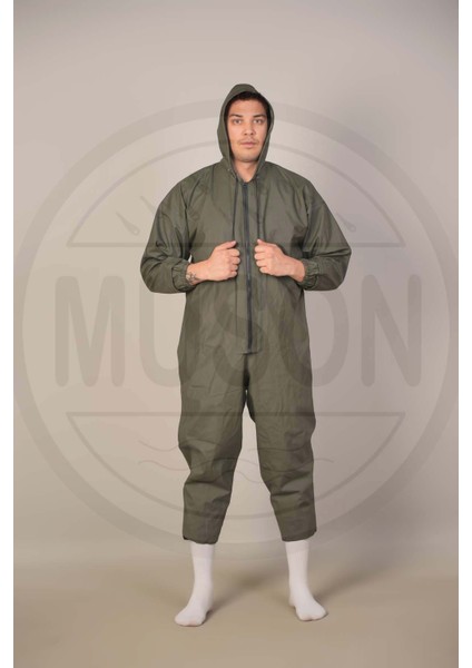Su Geçirmez Boy Tulum Yağmurluk – Haki | Fermuarlı, Kapüşonlu, Rüzgar ve Yağmur Geçirmez Tek Parça Koruyucu Giysi – Balıkçılık, Tarım, Araç Yıkama ve Arazi Ilaçlama Için Dayanıklı indirimleri