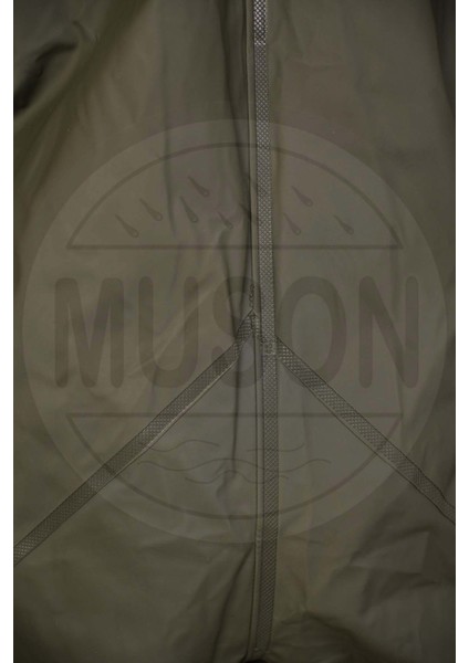 Su Geçirmez Boy Tulum Yağmurluk – Haki | Fermuarlı, Kapüşonlu, Rüzgar ve Yağmur Geçirmez Tek Parça Koruyucu Giysi – Balıkçılık, Tarım, Araç Yıkama ve Arazi Ilaçlama Için Dayanıklı