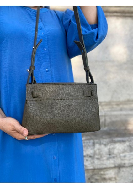 ,Kilit Detaylı,Haki Bayan Omuz ve Çapraz Çantası fırsatları