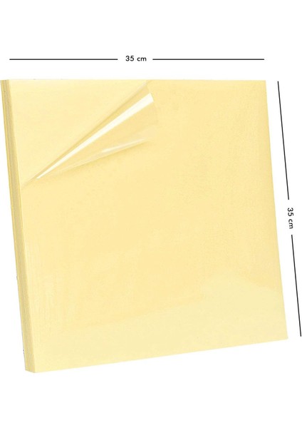 10 Adet Büyük Plaka 35X35 cm Çift Taraflı Yapışkanlı Bant fiyatları