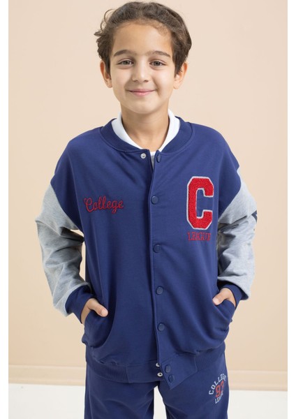 Lacivert Erkek Çocuk Kolej Hırka 21494