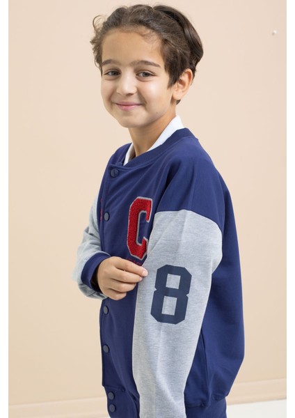 Lacivert Erkek Çocuk Kolej Hırka 21494 fiyatları