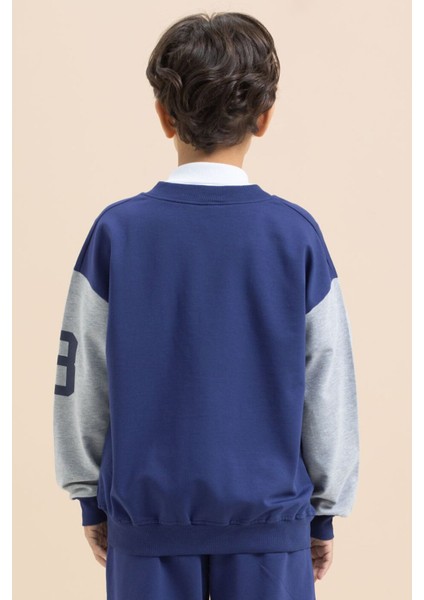 Lacivert Erkek Çocuk Kolej Hırka 21494 fırsatları