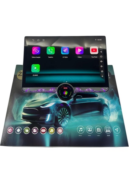 Gemstone QLED Tüm 9''-10inç Çerçevelere Uyumlu Profesyonel 11.8 Multimedya modelleri