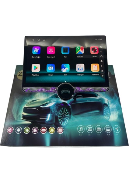 Gemstone QLED Tüm 9''-10inç Çerçevelere Uyumlu Profesyonel 11.8 Multimedya fırsatları