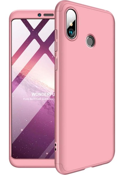 Mi Max 3 Için Kılıf Dip 360 Protective Rose [mi Max 3 ile Uyumlu Kılıf - Rose ]