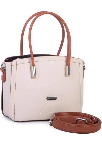 Kadın Mini El ve Çapraz Çanta Krem Taba modelleri