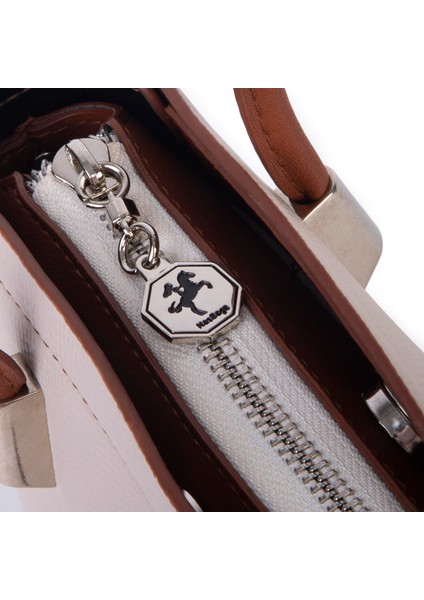 Kadın Mini El ve Çapraz Çanta Krem Taba fırsatları