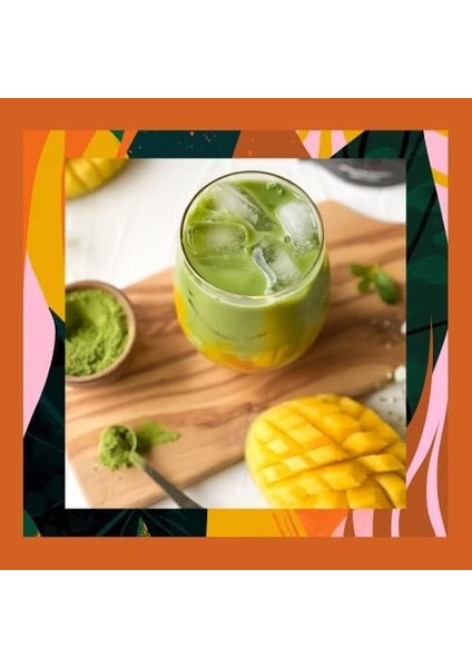 Mim And More Mango Matcha - Mango Aromalı Matcha, 25 gr