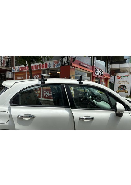 Fiat 500L Alüminyum Oluksuz Tip Port Bagaj Tavan Çıtası Ara Atkı Barı Kapıdan Sıkıştırmalı modelleri