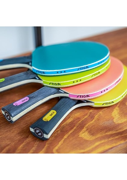 Saf Renk Advance Masa Tenisi Raketi - Performans Seviyesi Ping Pong Paddle indirimleri