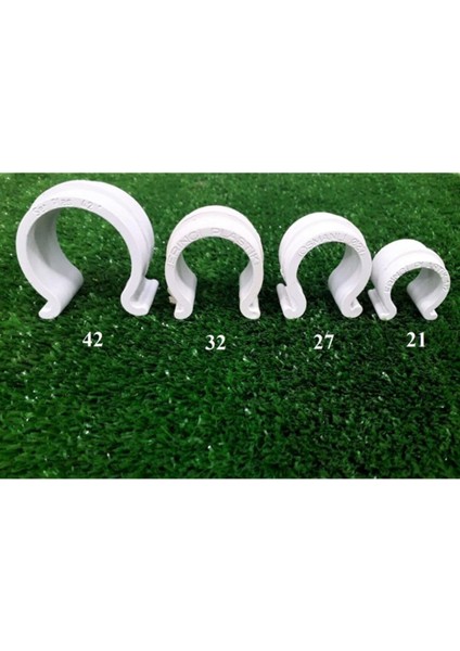 Sera Klipsi 21 'lik 100 Adet Sera Klipsleri Mandal Klips Sera Naylonu Tutturucu Çakma Mandal Klips