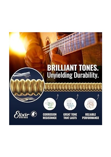 16544 Nanoweb Bronze Akustik Gitar Teli (11-52) fırsatları